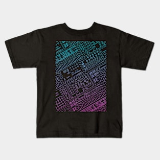 Synthesizers for Electronic Music Producer Kids T-Shirt